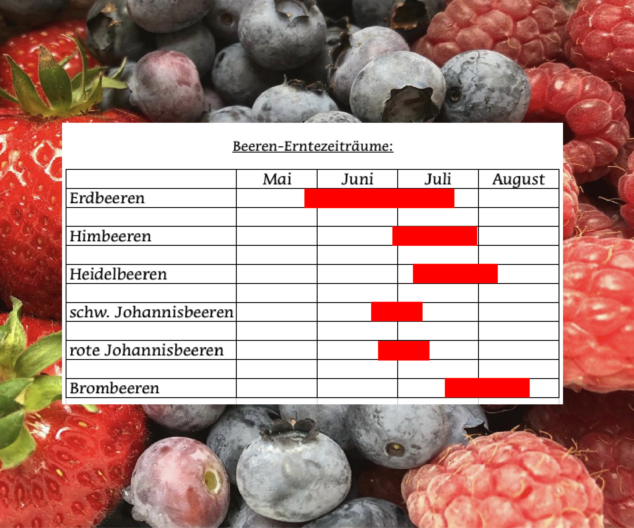 Erntezeit